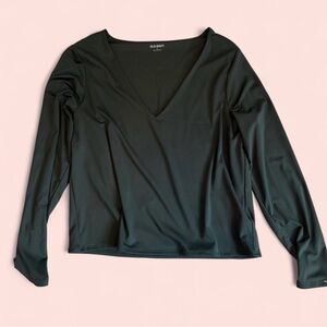Old Navy Black Fitted Blouse